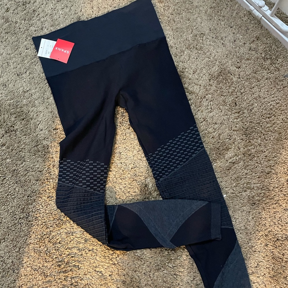 spanx moto seamless leggings
